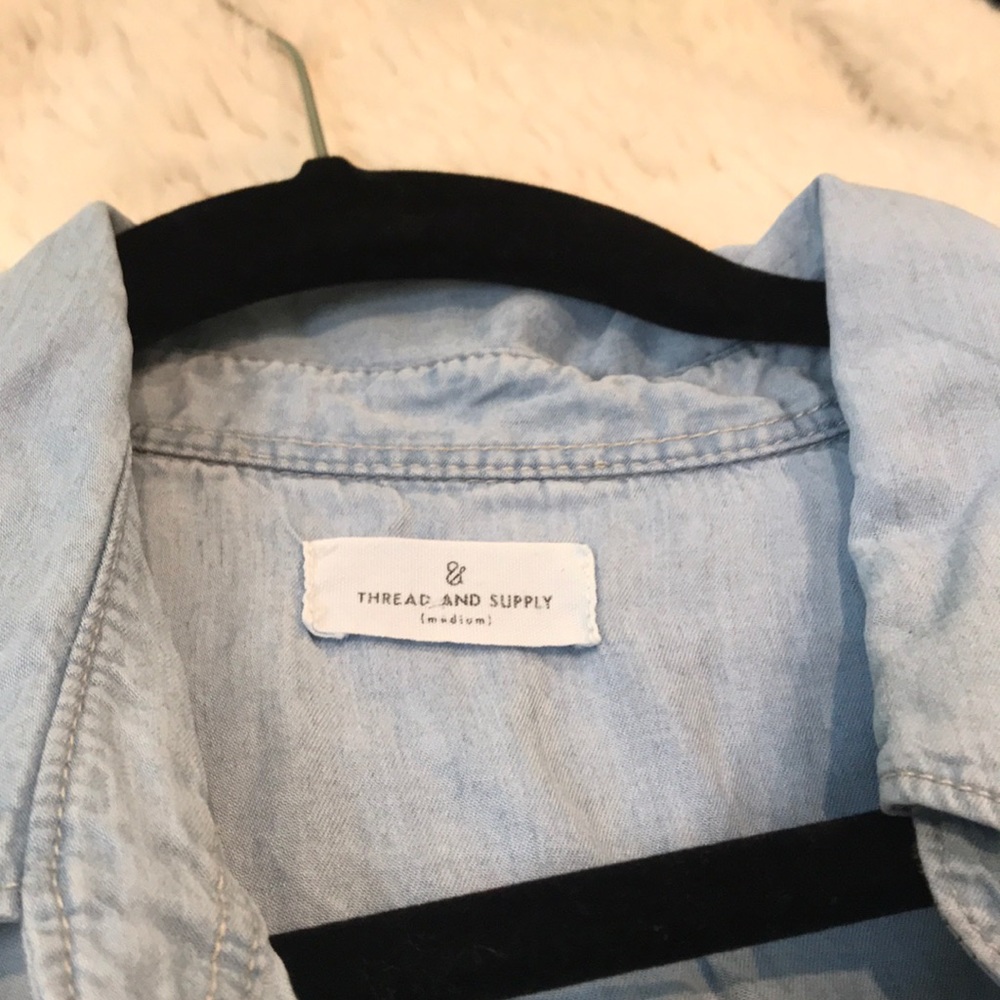 Worn Once Thread And Supply Button Up - image 4